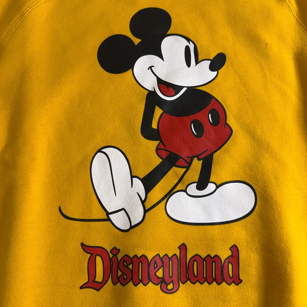 Disney Mickey Mouse Mustard Yellow Apparel - Picture 2 of 9